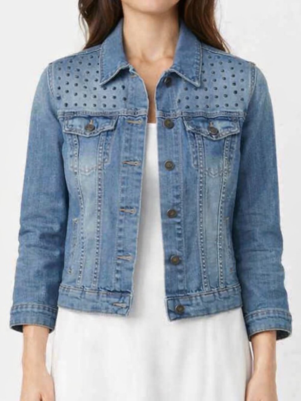 Scotch & Soda Studded Denim Jacket – Size M (Women’s)